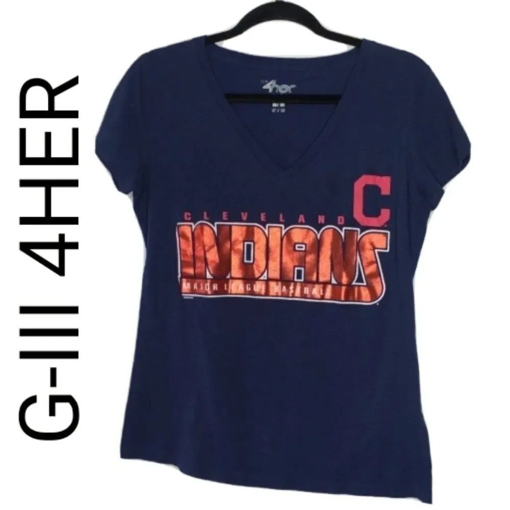 G-III 4HER By Carl Banks CINCINNATI INDIANS Shirt